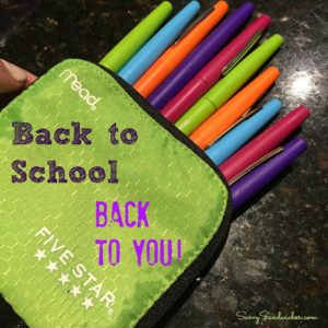 Back to school goal setting