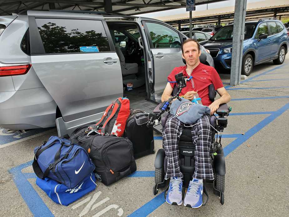 Cory Goral quadriplegic travel