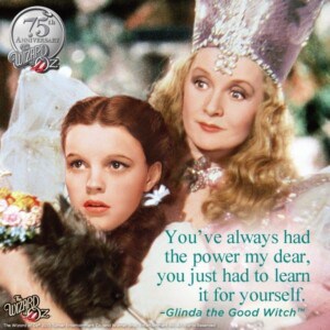 Glenda the Good Witch from Wizard of Oz inspires Debbie