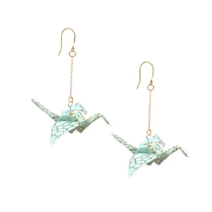 Origami Crane earrings