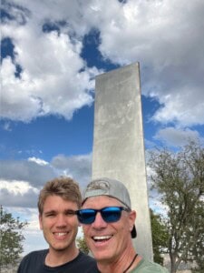 Brendan and son Keagan older