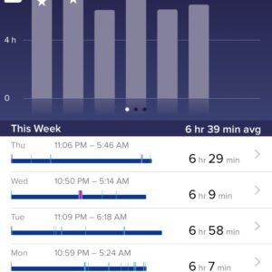 fitbit sleep tracker