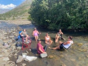 Cocktails for Caregivers in the Shoshone River