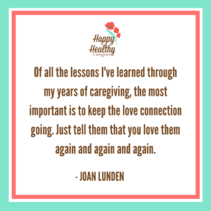 Women's History Month Joan Lunden Caregiving quote