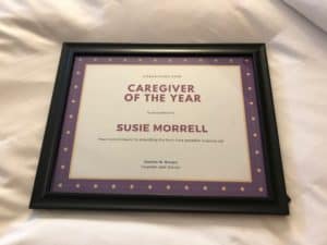 Susie Morrell Caregiver of the Year