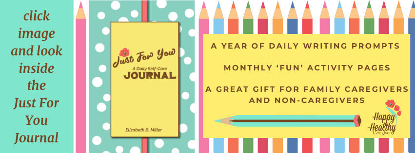 Happy Healthy Caregiver Self Care Journal
