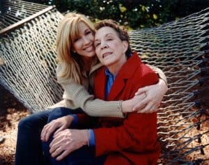 Leeza Gibbons and her mom with Alzheimers